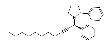 (S)-2-phenyl-1-((S)-1-phenylundec-2-yn-1-yl)pyrrolidine Structure
