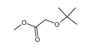 2-(1,1-dimethylethoxy)acetic acid methyl ester结构式