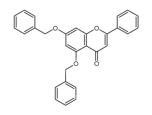 5,7-di(benzyloxy)flavone Structure