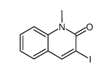 2(1H)-Quinolinone,3-iodo-1-methyl-(9CI) structure