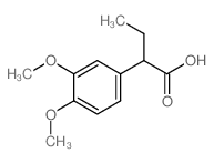 2-(3,4-Dimethoxyphenyl)butanoic acid Structure