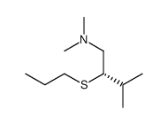 (2S)-3-methyl-1-(N,N-dimethylamino)-3-(propylthio)butane Structure