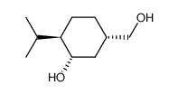 Cyclohexanemethanol, 3-hydroxy-4-(1-methylethyl)-, (1S,3S,4R)- (9CI)结构式