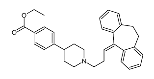 ethyl 4-[1-[3-(5,6-dihydrodibenzo[1,2-a:1',2'-e][7]annulen-11-ylidene)propyl]piperidin-4-yl]benzoate Structure