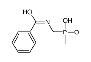 benzamidomethyl(methyl)phosphinic acid Structure