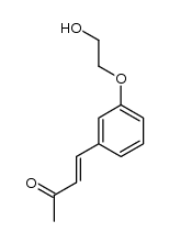 (E)-4-(3-(2-hydroxyethoxy)phenyl)but-3-en-2-one Structure