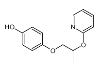 4-(2-pyridin-2-yloxypropoxy)phenol结构式