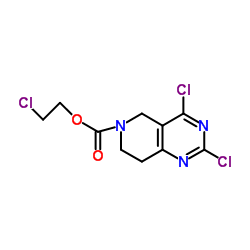2-Chloroethyl 2,4-dichloro-7,8-dihydropyrido[4,3-d]pyrimidine-6(5H)-carboxylate Structure