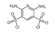 2,6-DIAMINOPYRIDINE-3,5-DISULFONYL DICHLORIDE结构式
