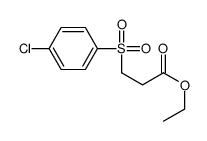 3-(4-Chlorophenylsulfonyl)propionic acid ethyl ester结构式