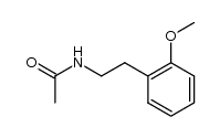 N-[2-(2-methoxyphenyl)ethyl]acetamide Structure