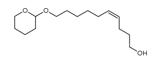 (4Z)-10-(Tetrahydropyranyloxy)dec-4-en-1-ol结构式