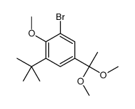 2-BROMO-6-TERT-BUTYL-4-(1,1-DIMETHOXYETHYL)ANISOLE picture