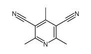 2,4,6-三甲基吡啶-3,5-二甲腈结构式