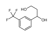 1-[3-(trifluoromethyl)phenyl]propane-1,3-diol结构式