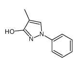 4-methyl-2-phenyl-1H-pyrazol-5-one结构式