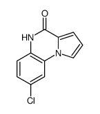 8-chloro-5H-pyrrolo[1,2-a]quinoxalin-4-one Structure