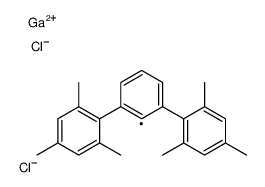 [2,6-bis(2,4,6-trimethylphenyl)phenyl]-dichlorogallane结构式