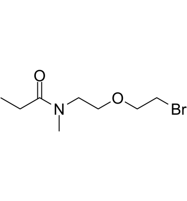 N-Ethyl-N-methylpropionamide-PEG1-Br Structure