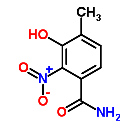 3-Hydroxy-4-methyl-2-nitrobenzamide Structure