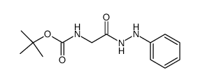 Boc-Gly-NHNHPh Structure