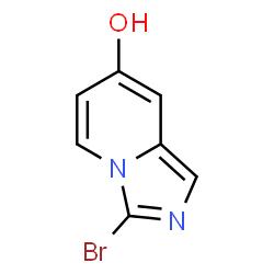 3-bromoimidazo[1,5-1]pyridine-7-ol结构式