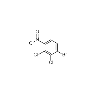 1-Bromo-2,3-dichloro-4-nitrobenzene Structure