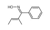 1-Phenyl-2-methyl-2-butenon-(1)-oxim Structure