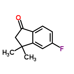 5-Fluoro-3,3-dimethyl-1-indanone Structure