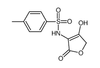 Benzenesulfonamide,N-(2,5-dihydro-4-hydroxy-2-oxo-3-furanyl)-4-methyl-结构式