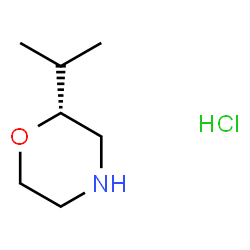 (R)-2-isopropylmorpholine hydrochloride结构式