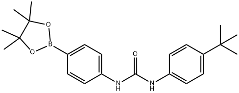 4-(4-叔丁基苯基脲基)苯基硼酸频哪醇酯图片