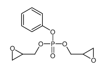 bis(oxiran-2-ylmethyl) phenyl phosphate Structure