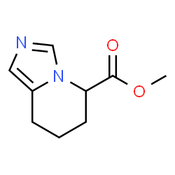 Methyl 5,6,7,8-tetrahydroimidazo[1,5-a]pyridine-5-carboxylate结构式