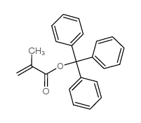 trityl 2-methylprop-2-enoate结构式