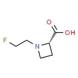 (2S)-1-(2-fluoroethyl)azetidine-2-carboxylic acid Structure