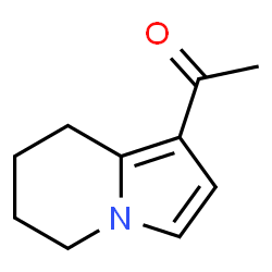 Ethanone, 1-(5,6,7,8-tetrahydro-1-indolizinyl)- (9CI) structure