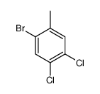 1-Bromo-4,5-dichloro-2-methylbenzene结构式