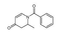 1-benzoyl-2-methyl-2,3-dihydropyridin-4-one结构式