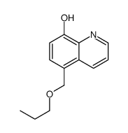 5-(propoxymethyl)quinolin-8-ol structure