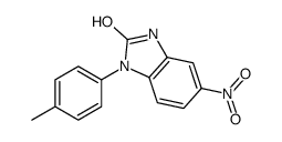 3-(4-methylphenyl)-6-nitro-1H-benzimidazol-2-one Structure