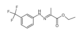 2-(3-trifluoromethyl-phenylhydrazono)-propionic acid ethyl ester Structure