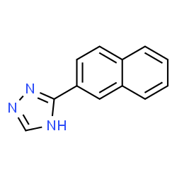 3-naphthalen-2-yl-1H-[1,2,4]triazole structure
