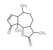 Azuleno[4,5-b]furan-2,9-dione,3,3a,4,5,6,6a,9a,9b-octahydro-3,6,9a-trimethyl-结构式