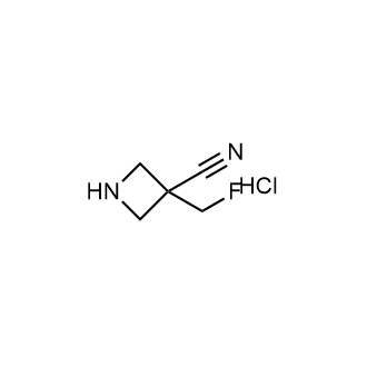 3-(Fluoromethyl)azetidine-3-carbonitrile;hydrochloride structure