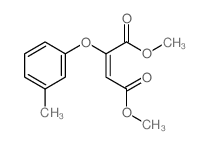 2-Butenedioic acid,2-(3-methylphenoxy)-, dimethyl ester, (E)- (9CI) picture