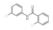 Benzamide,2-chloro-N-(3-chlorophenyl)-结构式