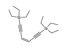 1,6-BIS-(TRIETHYLSILYL)-3-HEXEN-1,5-DIYNE结构式