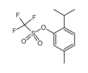 2-Isopropyl-5-methylphenyltrifluoromethanesulfonate structure