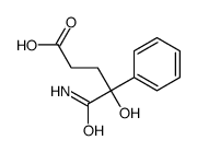5-amino-4-hydroxy-5-oxo-4-phenylpentanoic acid结构式